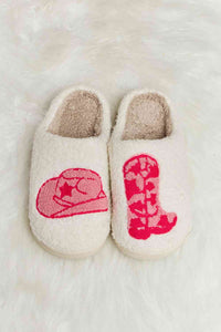 Melody Strawberry Plush Slide Slippers