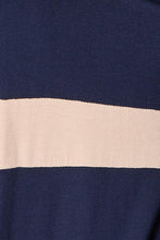 Carregar imagem no visualizador da galeria, e.Luna Multicolor Color Block Striped Open Front Longline Cardigan
