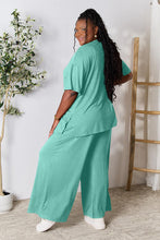 Load image into Gallery viewer, Double Take Solid Color Relaxed Fit Two Piece Loungewear Set
