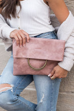 Ladda upp bild till gallerivisning, Aili&#39;s Corner Fold Over O-Ring Clutch
