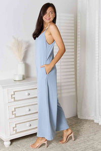 Basic Bae Pocketed Wide Leg Jumpsuit