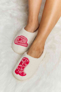 Melody Strawberry Plush Slide Slippers