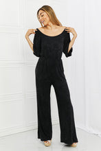 Load image into Gallery viewer, White Birch Solid Black Vintage Washed Jumpsuit

