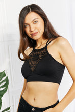 Load image into Gallery viewer, Zenana Solid Black Lace Cutout Bralette
