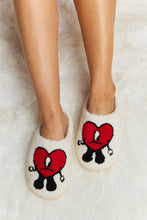 Load image into Gallery viewer, Melody luxe Love Heart Plush Slide Slippers
