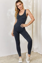 Load image into Gallery viewer, Zenana Ash Black Ribbed Tank Style Jumpsuit

