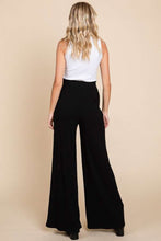 Load image into Gallery viewer, Culture Code Black High Waist Wide Leg Pants
