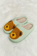 Load image into Gallery viewer, Melody Teddy Bear Plush Slide Slippers
