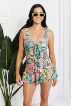 Load image into Gallery viewer, Marina West Swim Coral Multicolor Tropical Lined Swim Dress
