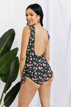 Ladda upp bild till gallerivisning, Marina West Swim Multicolor Floral Ruffled Tie Side One Piece Swimsuit
