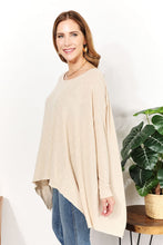 Load image into Gallery viewer, HEYSON Cream Oversized Super Soft Ribbed Top
