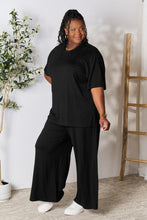 Load image into Gallery viewer, Double Take Solid Color Relaxed Fit Two Piece Loungewear Set
