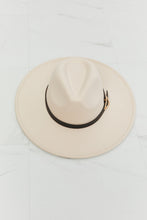 Load image into Gallery viewer, Fame Solid Contrast Wide Brim Fedora Hat
