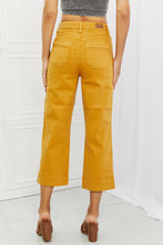 Ladda upp bild till gallerivisning, Judy Blue Jayza High Rise Straight Leg Cropped Yellow Denim Jeans
