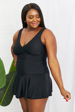Load image into Gallery viewer, Marina West Swim Solid Black Swim Dress
