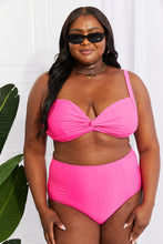 Load image into Gallery viewer, Marina West Swim Hot Pink Two Piece Bikini Set
