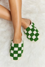 Load image into Gallery viewer, Melody Checkered Plush Slide Slippers
