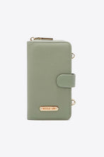 Загрузить изображение в средство просмотра галереи, Nicole Lee Pebbled Vegan Eco Leather Two Piece Crossbody Phone Case Wallet
