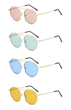 Ladda upp bild till gallerivisning, Cramilo Eyewear Women&#39;s Round Geometric Color Tinted Sunglasses
