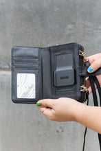 Загрузить изображение в средство просмотра галереи, Nicole Lee Pebbled Vegan Eco Leather Two Piece Crossbody Phone Case Wallet
