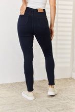 Load image into Gallery viewer, Judy Blue Clara Garment Dyed Tummy Control Blue Denim Skinny Jeans
