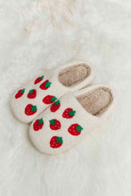 Load image into Gallery viewer, Melody Strawberry Plush Slide Slippers
