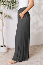 Load image into Gallery viewer, Double Take Smocked Waist Wide Leg Pants
