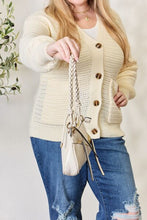 Cargar imagen en el visor de la galería, SHOMICO Braided Strap Zipper Pocketed Shoulder Bag
