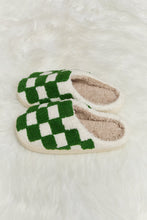 Load image into Gallery viewer, Melody Checkered Plush Slide Slippers
