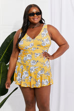Load image into Gallery viewer, Marina West Swim Yellow Multicolor Floral Swim Dress
