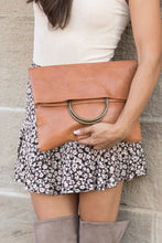 Load image into Gallery viewer, Aili&#39;s Corner Fold Over O-Ring Clutch
