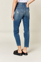 Ladda upp bild till gallerivisning, Judy Blue Tummy Control High Waisted Blue Denim Relaxed Skinny Jeans
