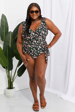 Load image into Gallery viewer, Marina West Swim Multicolor Floral Ruffled Tie Side One Piece Swimsuit
