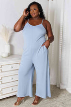 Load image into Gallery viewer, Basic Bae Pocketed Wide Leg Jumpsuit
