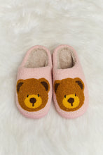 Load image into Gallery viewer, Melody Teddy Bear Plush Slide Slippers
