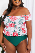 Load image into Gallery viewer, Marina West Swim Multicolor Floral Off Shoulder Two Piece Set
