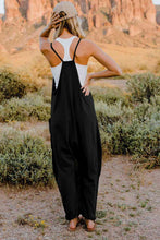 Load image into Gallery viewer, Double Take Strappy Back Relaxed Fit Jumpsuit
