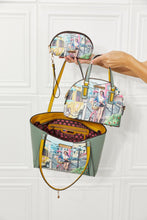 Load image into Gallery viewer, Nicole Lee Multicolor Art Deco Three Piece Handbag Set
