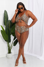 Load image into Gallery viewer, Marina West Swim Leopard Cutout One Piece Swimsuit
