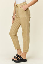 Ladda upp bild till gallerivisning, Judy Blue Alyssa High Waisted Khaki Denim Jogger Style Jeans
