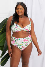 Load image into Gallery viewer, Marina West Swim White Multicolor Floral Two Piece Bikini Set
