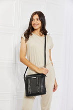 Cargar imagen en el visor de la galería, Nicole Lee Modern Luxe Vegan Pebbled Leather Stud Embellished Handbag
