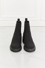 Load image into Gallery viewer, MM Shoes Black Matte Lug Sole Chelsea Boots
