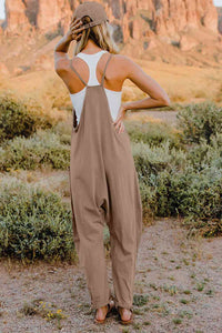 Double Take Strappy Back Relaxed Fit Jumpsuit
