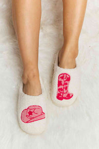 Melody Strawberry Plush Slide Slippers