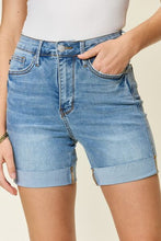 Load image into Gallery viewer, Judy Blue Jill Tummy Control High Waisted Blue Denim Jean Shorts
