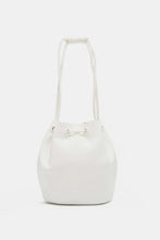 Load image into Gallery viewer, Nicole Lee Solid Color Studded Pebbled Vegan Leather Bucket Bag
