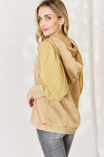 Load image into Gallery viewer, HEYSON Baked Clay Mineral Washed Cotton Gauze Terry Hoodie Top
