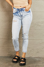 Ladda upp bild till gallerivisning, BAYEAS Chavi Mid Rise Acid Wash Blue Denim Skinny Jeans
