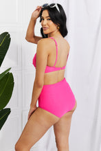 Carregar imagem no visualizador da galeria, Marina West Swim Hot Pink Two Piece Bikini Set
